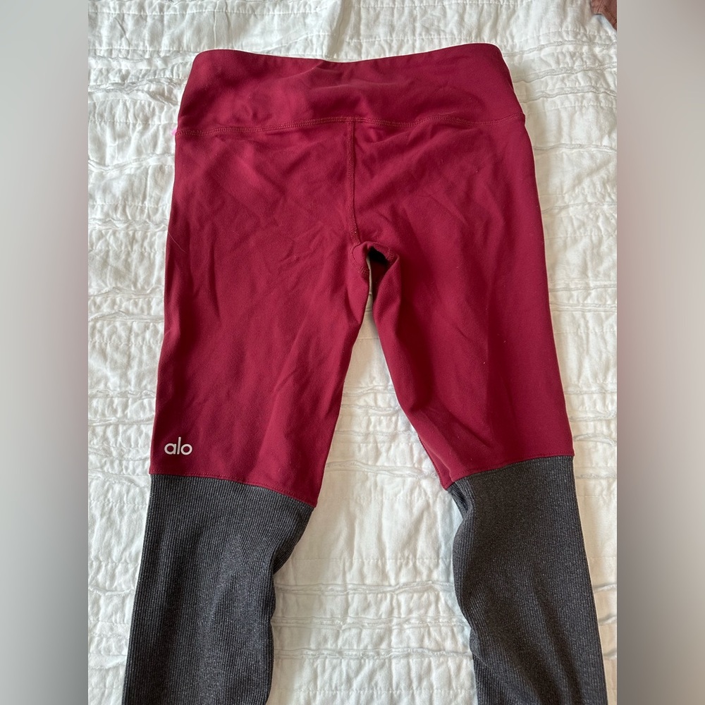 Red and Gray ALO leggings!